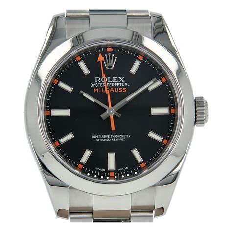 rolex milgauss segunda mano|Comprar relojes Rolex Milgauss usados en Chrono24.